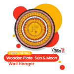 Moon Wooden Plate Wall Art