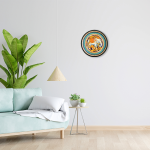 White Elephant Hand Painted Wooden Plate - WALL