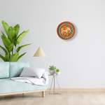 Elephant Hand Painted Wooden Plate - WALL