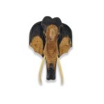 Elephant Head, Hardwood Wall Decoration